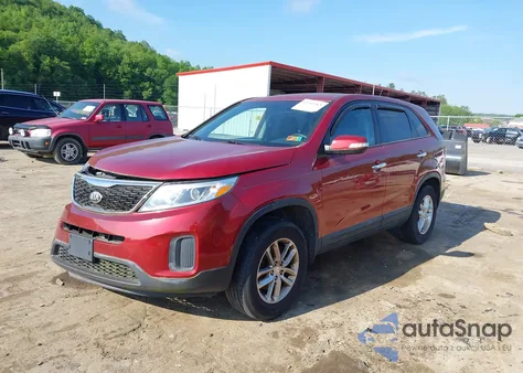 2014 Kia Sorento Lx из США, поврежденный, VIN 5XYKTCA61EG429881